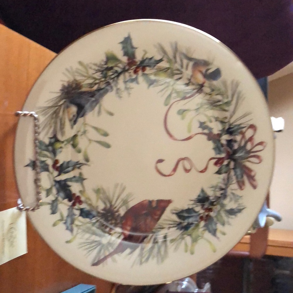 Winter Blessings decorative plate.